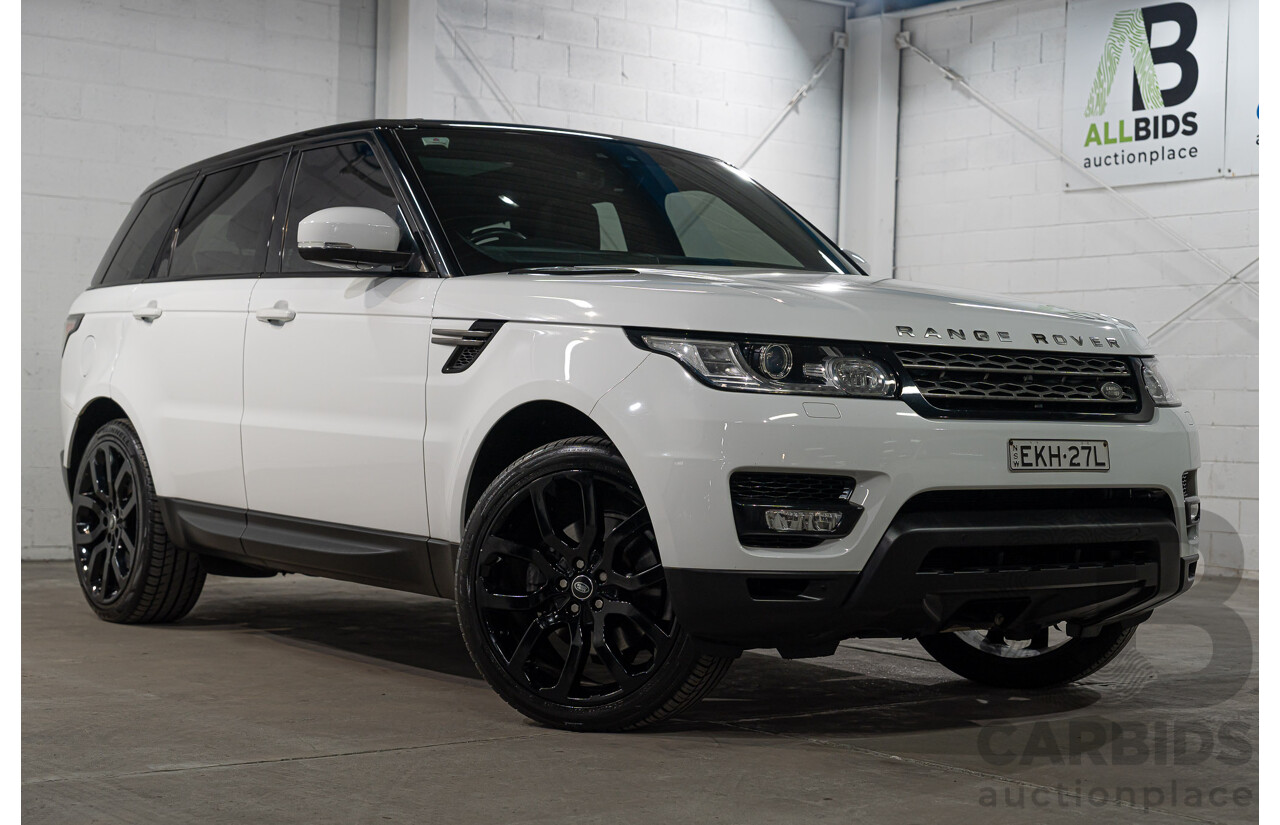 2/2017 Range Rover Sport TDV6 SE AWD LW MY17 4d Wagon Polaris White Diesel Turbo 3.0L