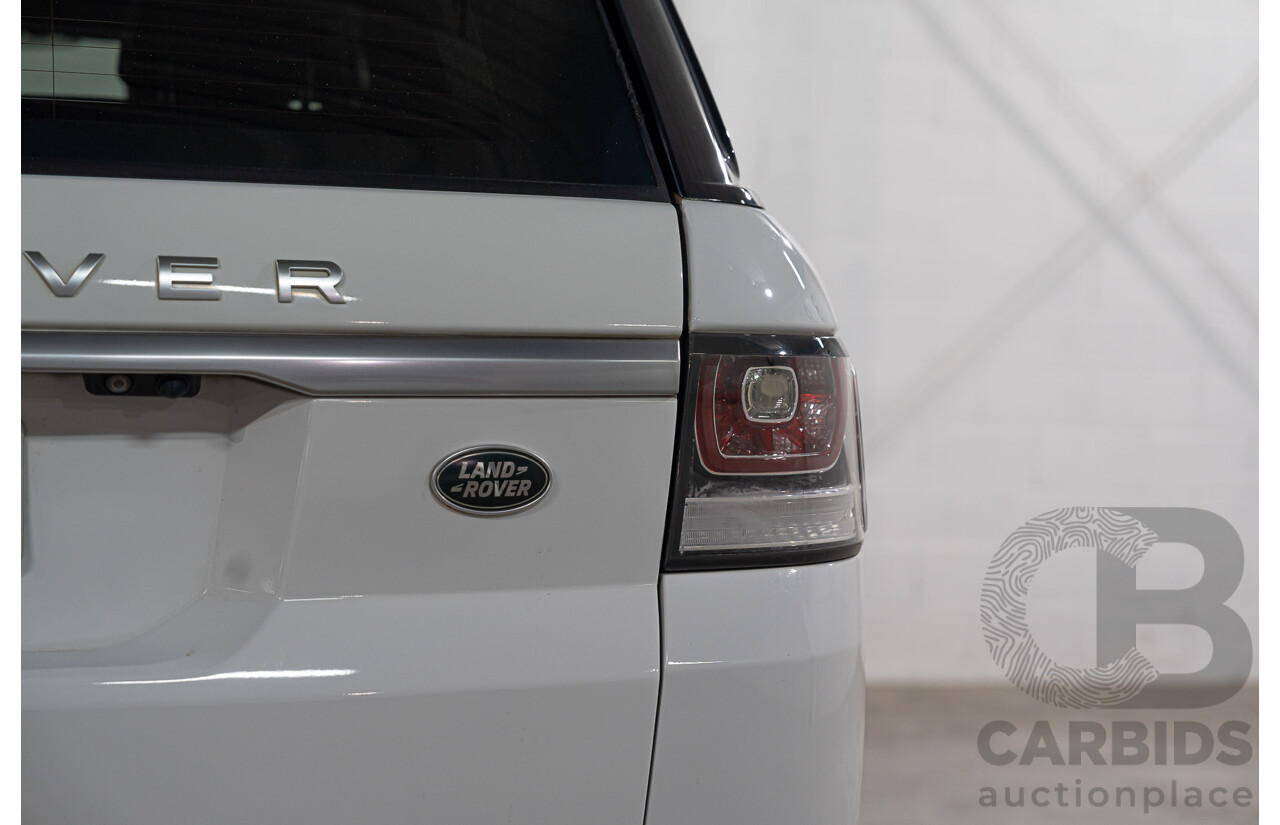 2/2017 Range Rover Sport TDV6 SE AWD LW MY17 4d Wagon Polaris White Diesel Turbo 3.0L