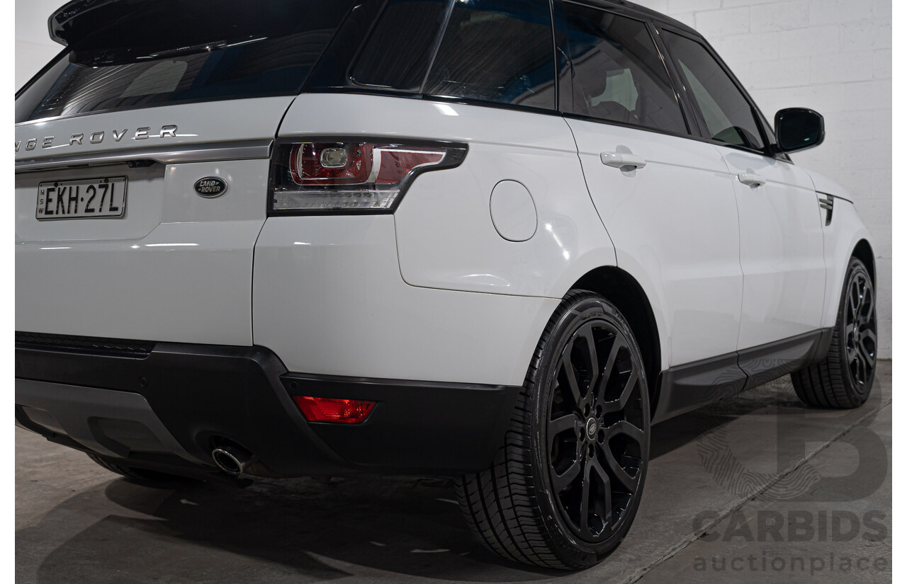 2/2017 Range Rover Sport TDV6 SE AWD LW MY17 4d Wagon Polaris White Diesel Turbo 3.0L