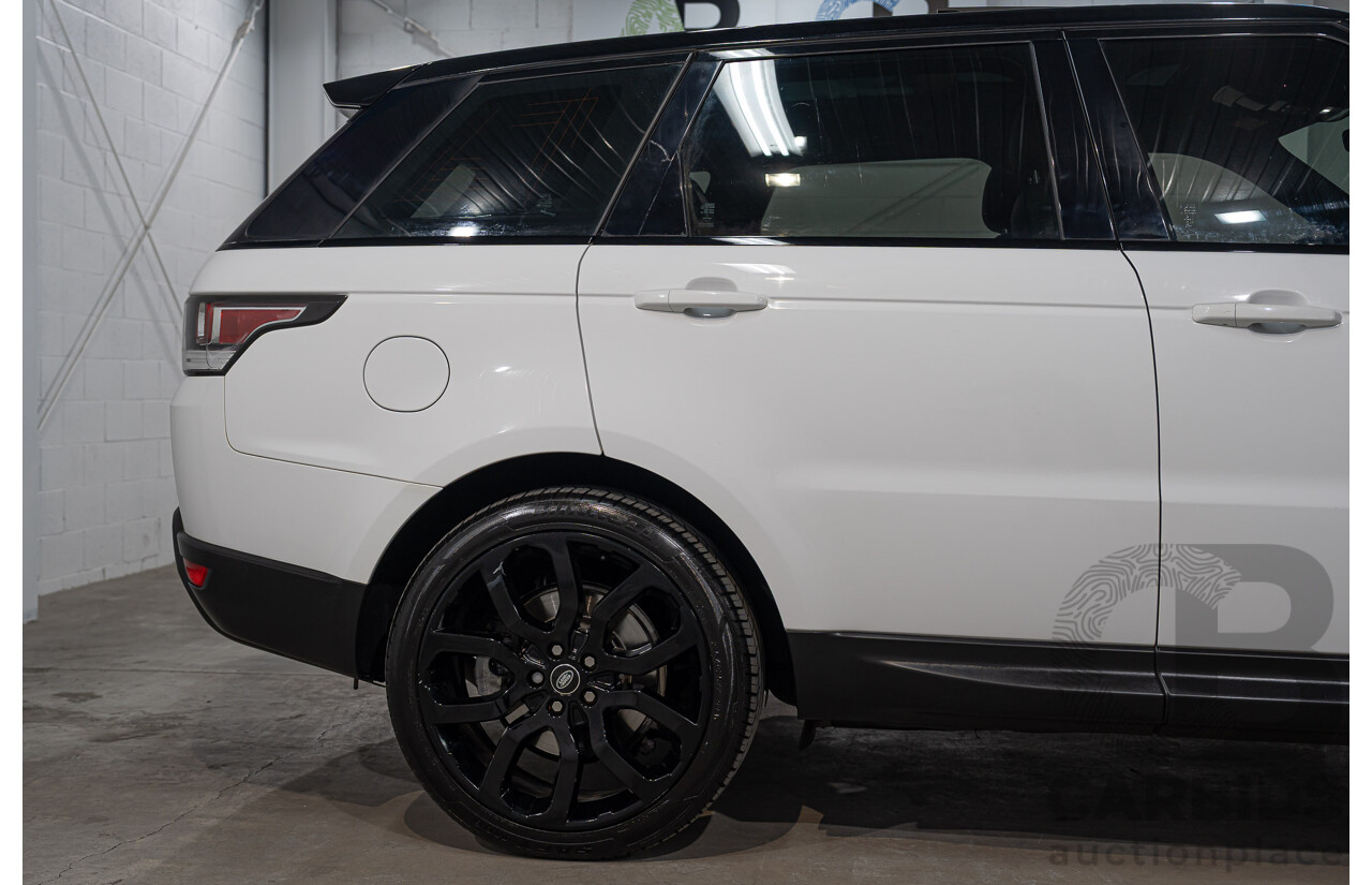 2/2017 Range Rover Sport TDV6 SE AWD LW MY17 4d Wagon Polaris White Diesel Turbo 3.0L