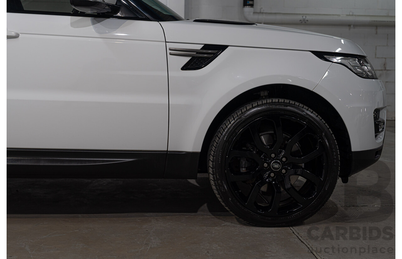 2/2017 Range Rover Sport TDV6 SE AWD LW MY17 4d Wagon Polaris White Diesel Turbo 3.0L