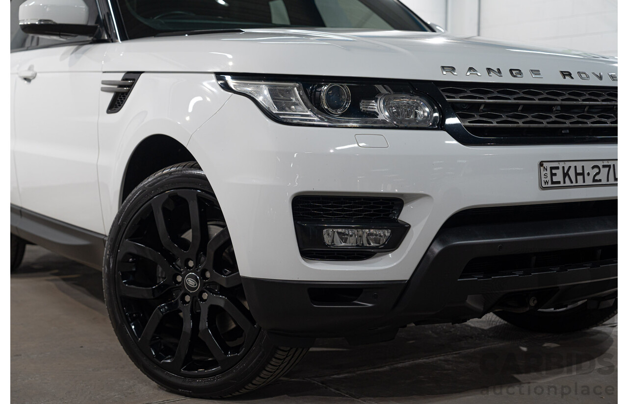 2/2017 Range Rover Sport TDV6 SE AWD LW MY17 4d Wagon Polaris White Diesel Turbo 3.0L