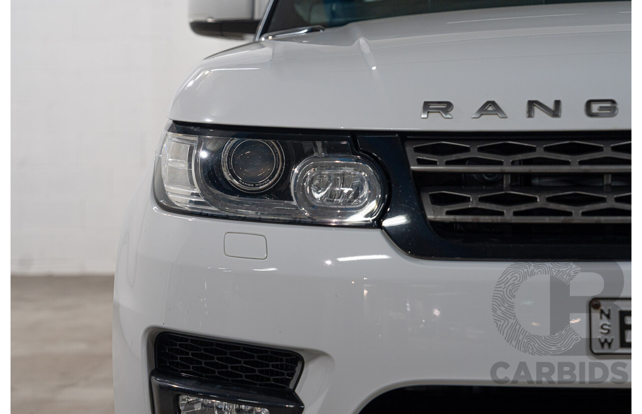 2/2017 Range Rover Sport TDV6 SE AWD LW MY17 4d Wagon Polaris White Diesel Turbo 3.0L