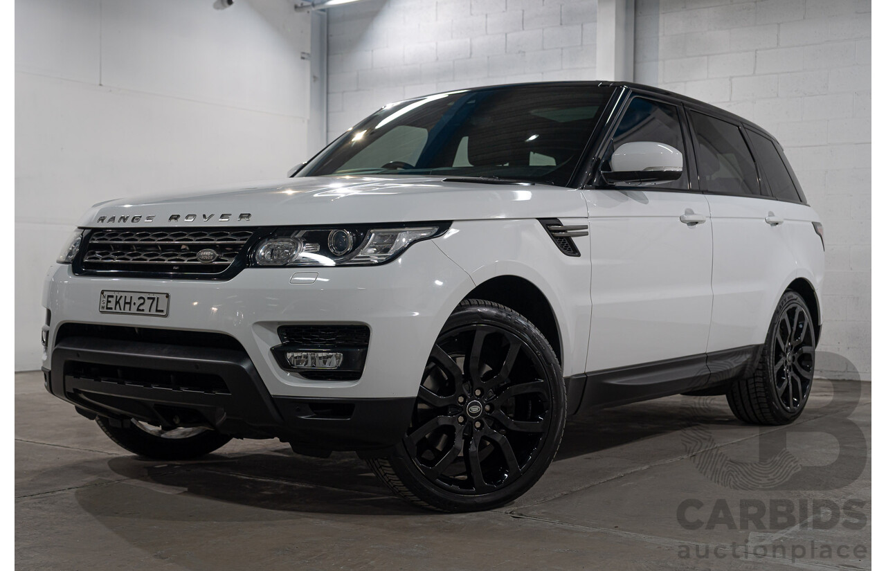 2/2017 Range Rover Sport TDV6 SE AWD LW MY17 4d Wagon Polaris White Diesel Turbo 3.0L