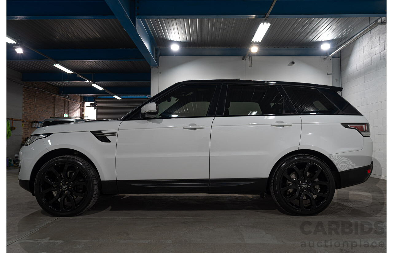 2/2017 Range Rover Sport TDV6 SE AWD LW MY17 4d Wagon Polaris White Diesel Turbo 3.0L