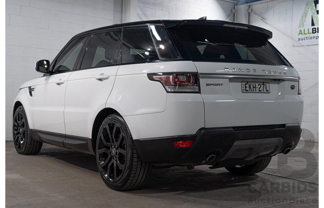 2/2017 Range Rover Sport TDV6 SE AWD LW MY17 4d Wagon Polaris White Diesel Turbo 3.0L