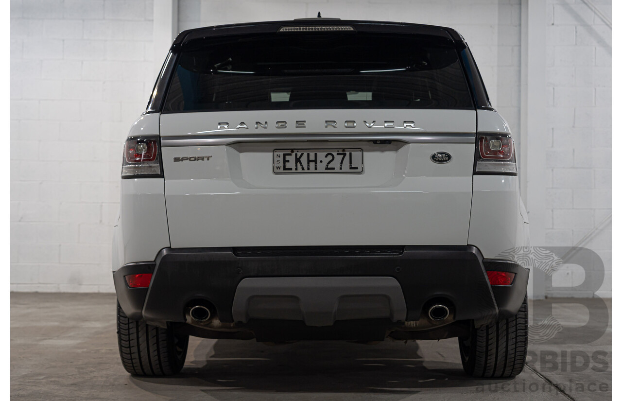 2/2017 Range Rover Sport TDV6 SE AWD LW MY17 4d Wagon Polaris White Diesel Turbo 3.0L