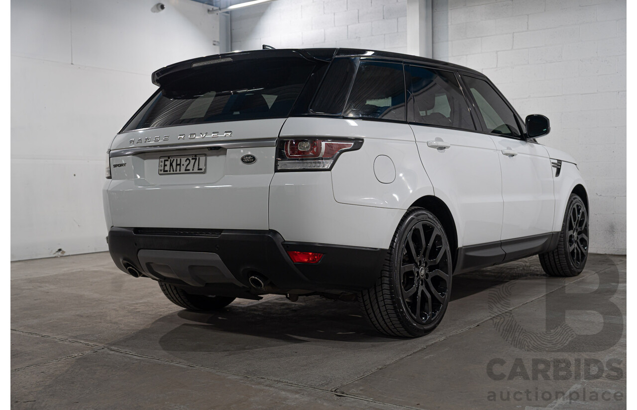 2/2017 Range Rover Sport TDV6 SE AWD LW MY17 4d Wagon Polaris White Diesel Turbo 3.0L