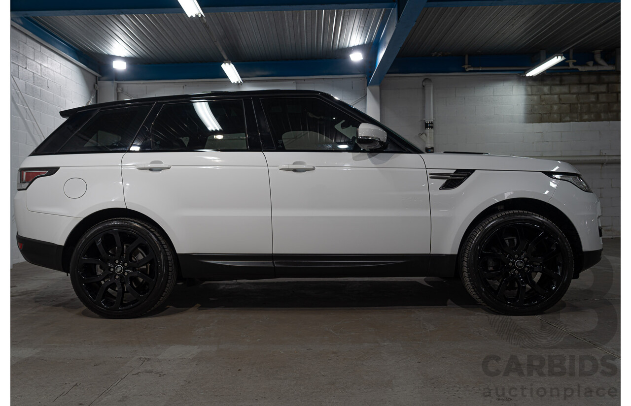 2/2017 Range Rover Sport TDV6 SE AWD LW MY17 4d Wagon Polaris White Diesel Turbo 3.0L