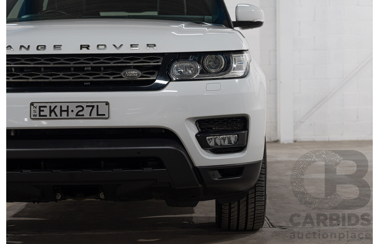2/2017 Range Rover Sport TDV6 SE AWD LW MY17 4d Wagon Polaris White Diesel Turbo 3.0L