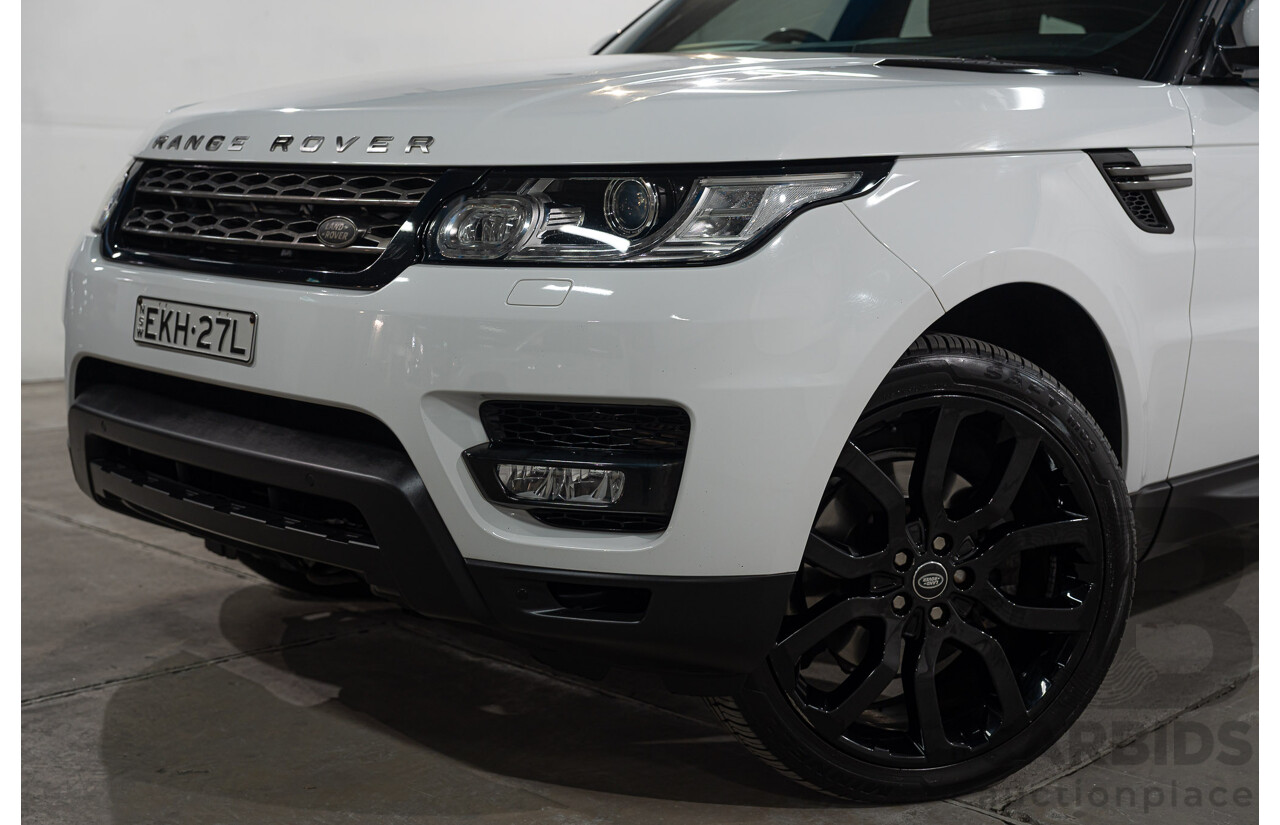 2/2017 Range Rover Sport TDV6 SE AWD LW MY17 4d Wagon Polaris White Diesel Turbo 3.0L