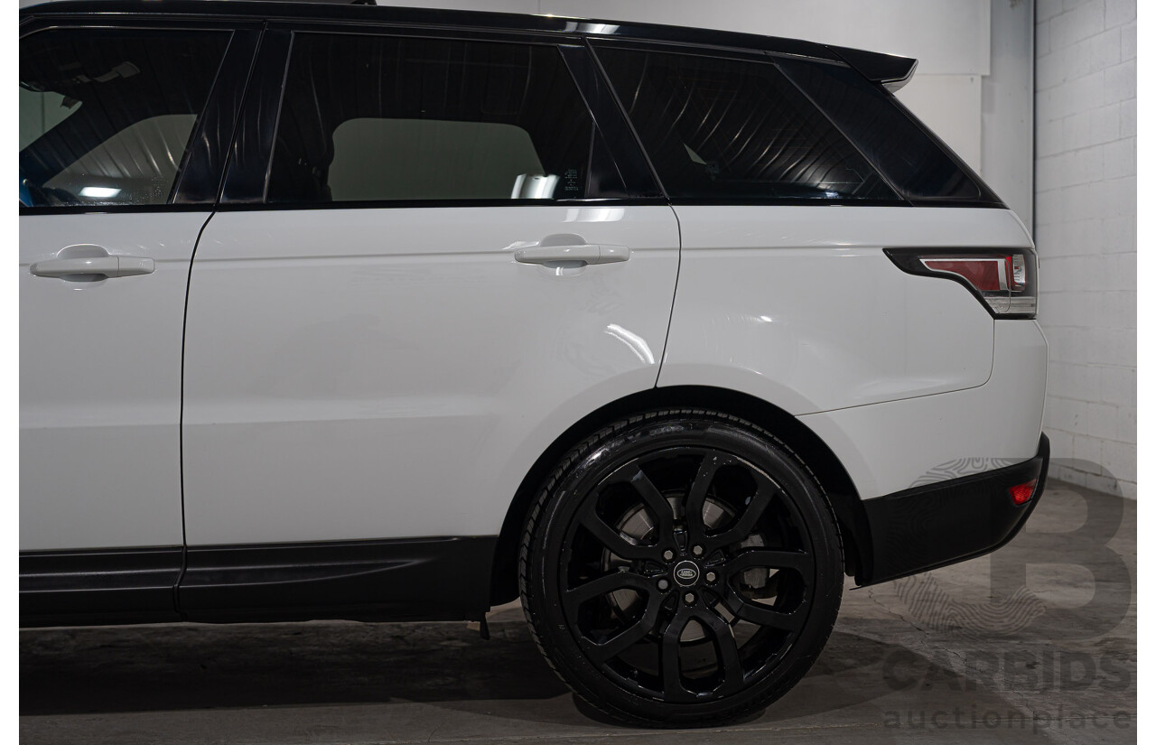 2/2017 Range Rover Sport TDV6 SE AWD LW MY17 4d Wagon Polaris White Diesel Turbo 3.0L