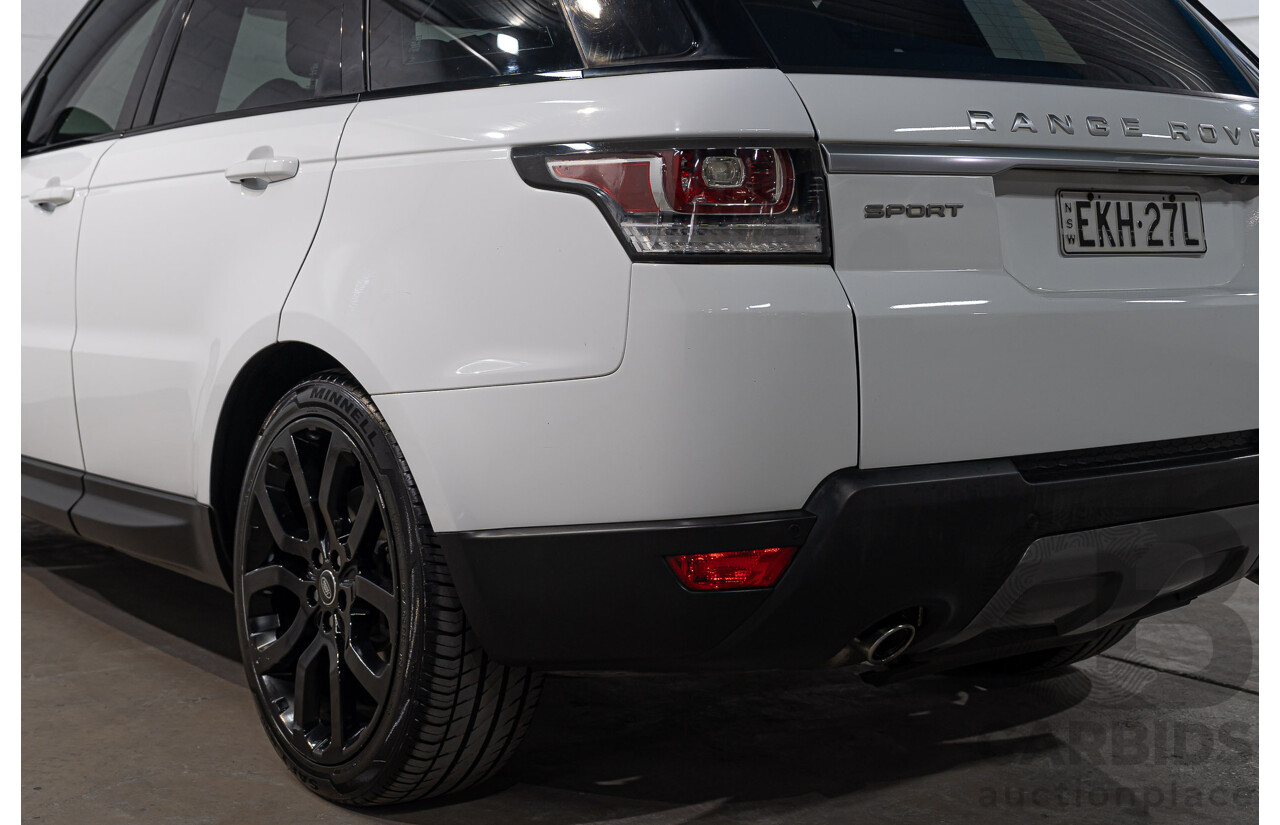 2/2017 Range Rover Sport TDV6 SE AWD LW MY17 4d Wagon Polaris White Diesel Turbo 3.0L