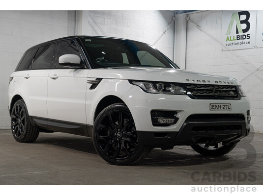 2/2017 Range Rover Sport TDV6 SE AWD LW MY17 4d Wagon Polaris White Diesel Turbo 3.0L