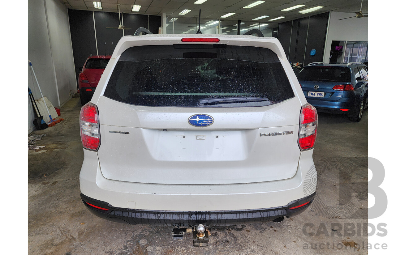 02/2014 Subaru Forester 2.5i-L MY13 4d Wagon White 2.5L