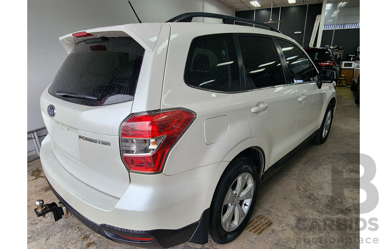 02/2014 Subaru Forester 2.5i-L MY13 4d Wagon White 2.5L