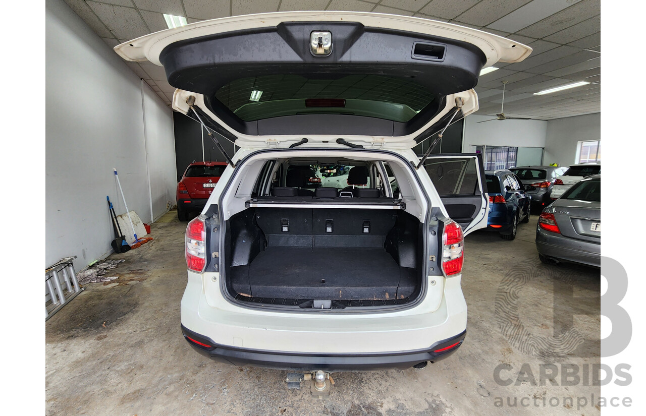 02/2014 Subaru Forester 2.5i-L MY13 4d Wagon White 2.5L