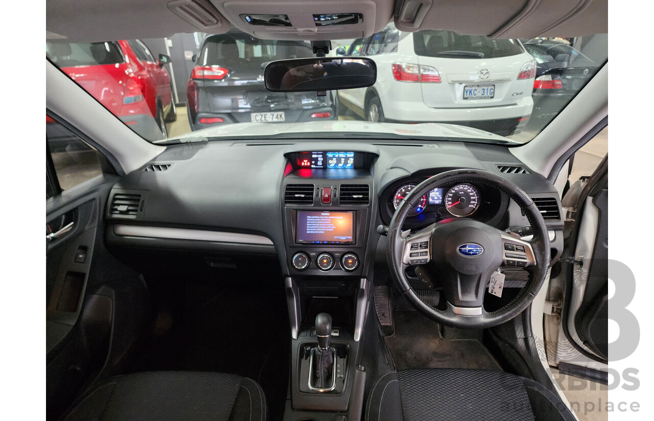 02/2014 Subaru Forester 2.5i-L MY13 4d Wagon White 2.5L