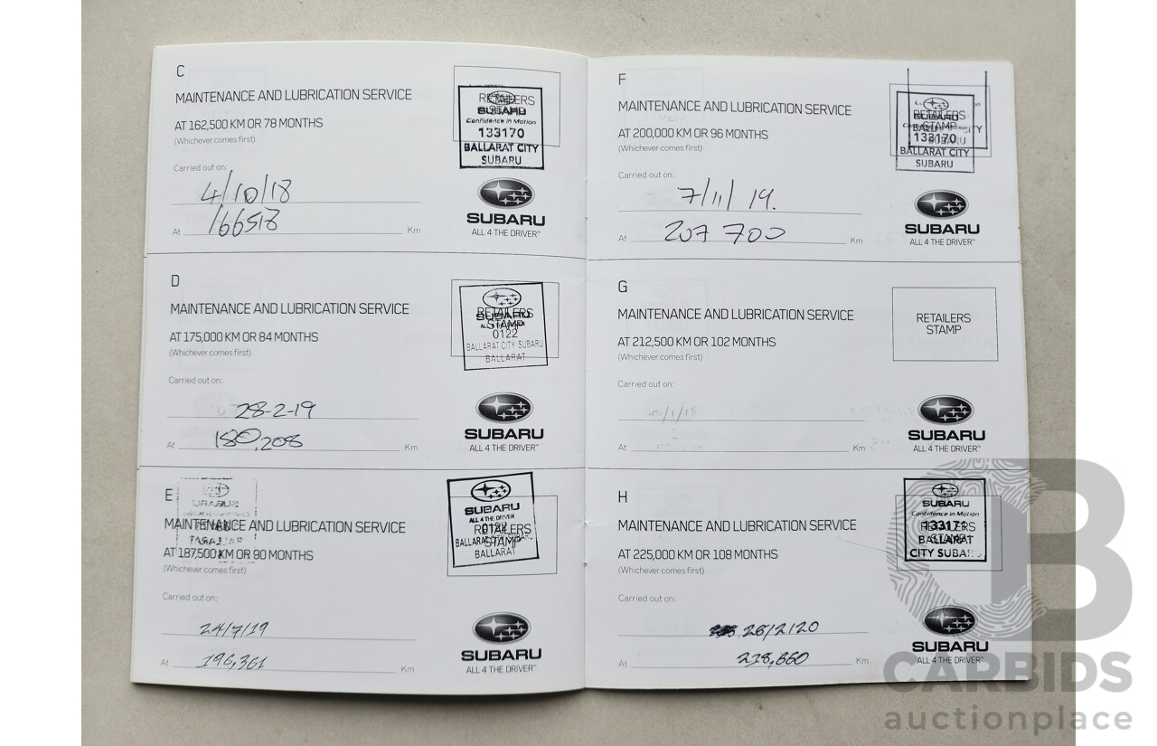 02/2014 Subaru Forester 2.5i-L MY13 4d Wagon White 2.5L