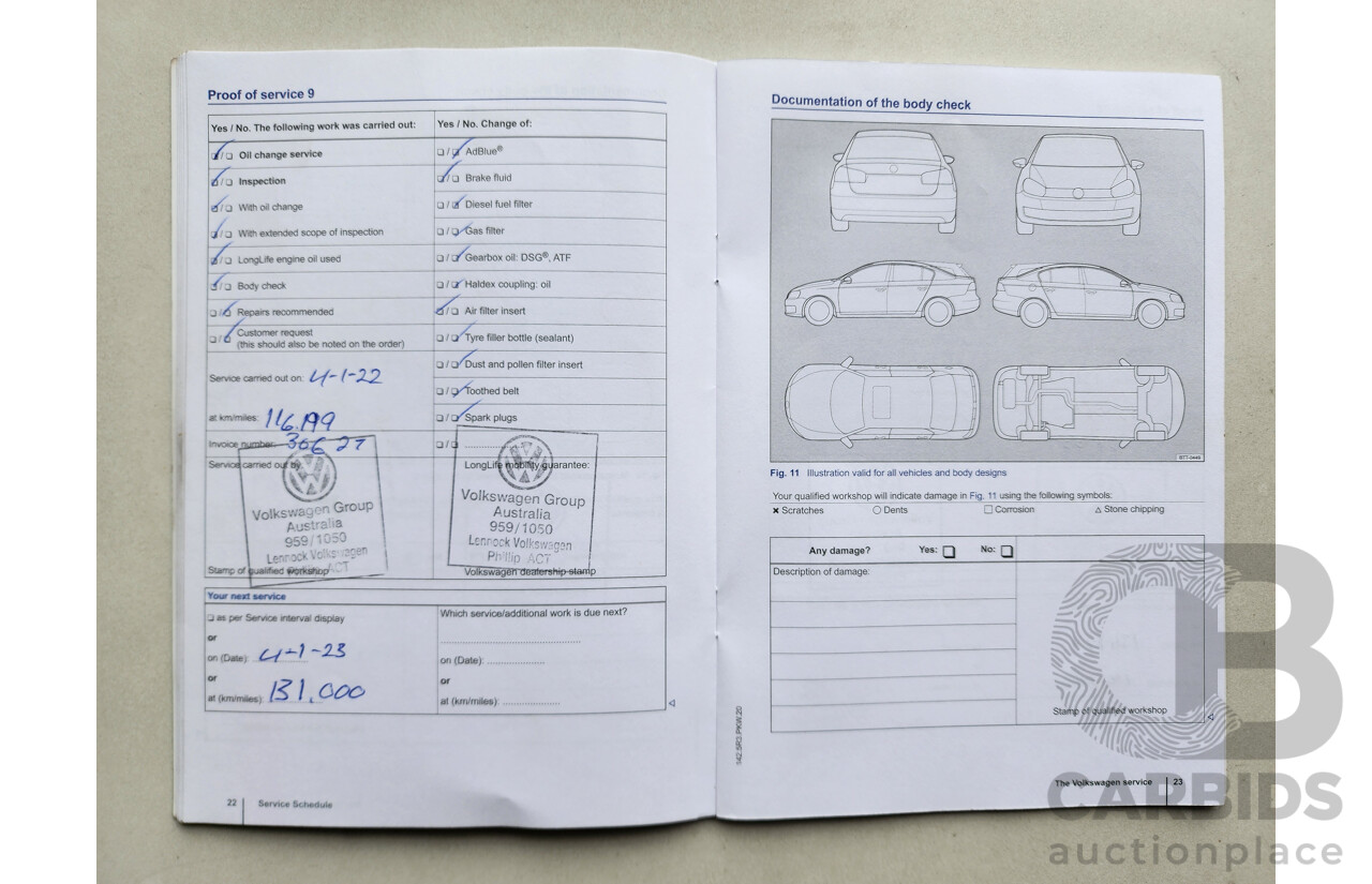 04/2014 Volkswagen Golf 90 TSI Trendline AU 4d Wagon Blue 1.4L