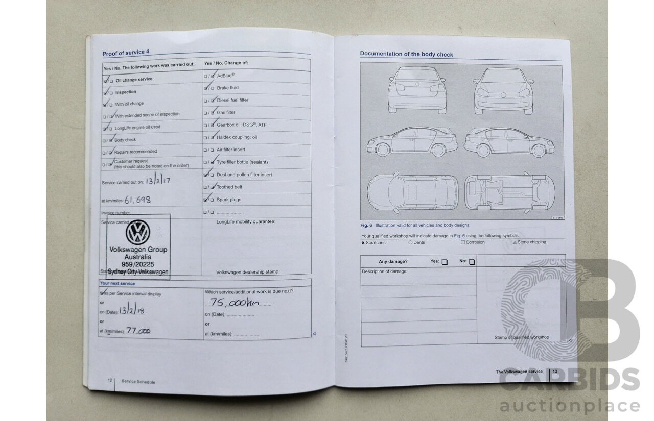 04/2014 Volkswagen Golf 90 TSI Trendline AU 4d Wagon Blue 1.4L
