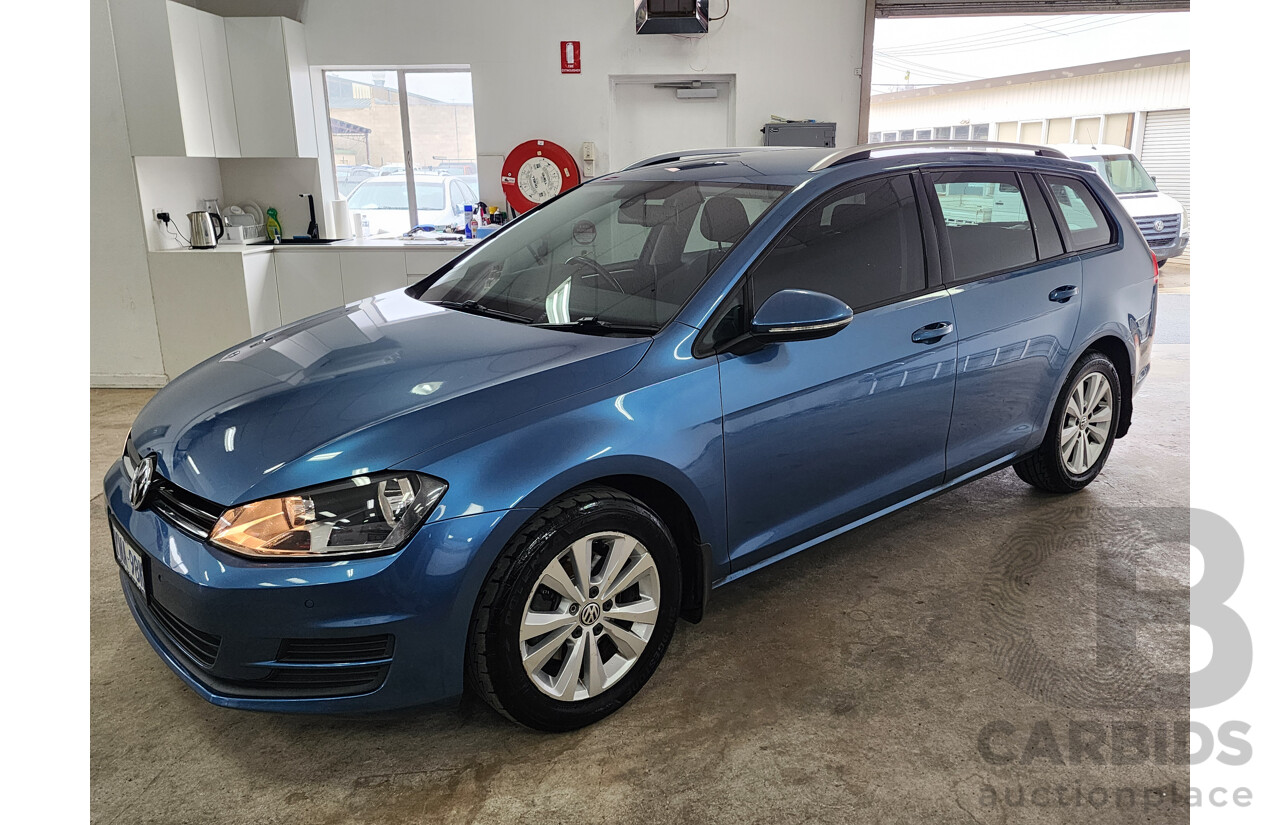 04/2014 Volkswagen Golf 90 TSI Trendline AU 4d Wagon Blue 1.4L