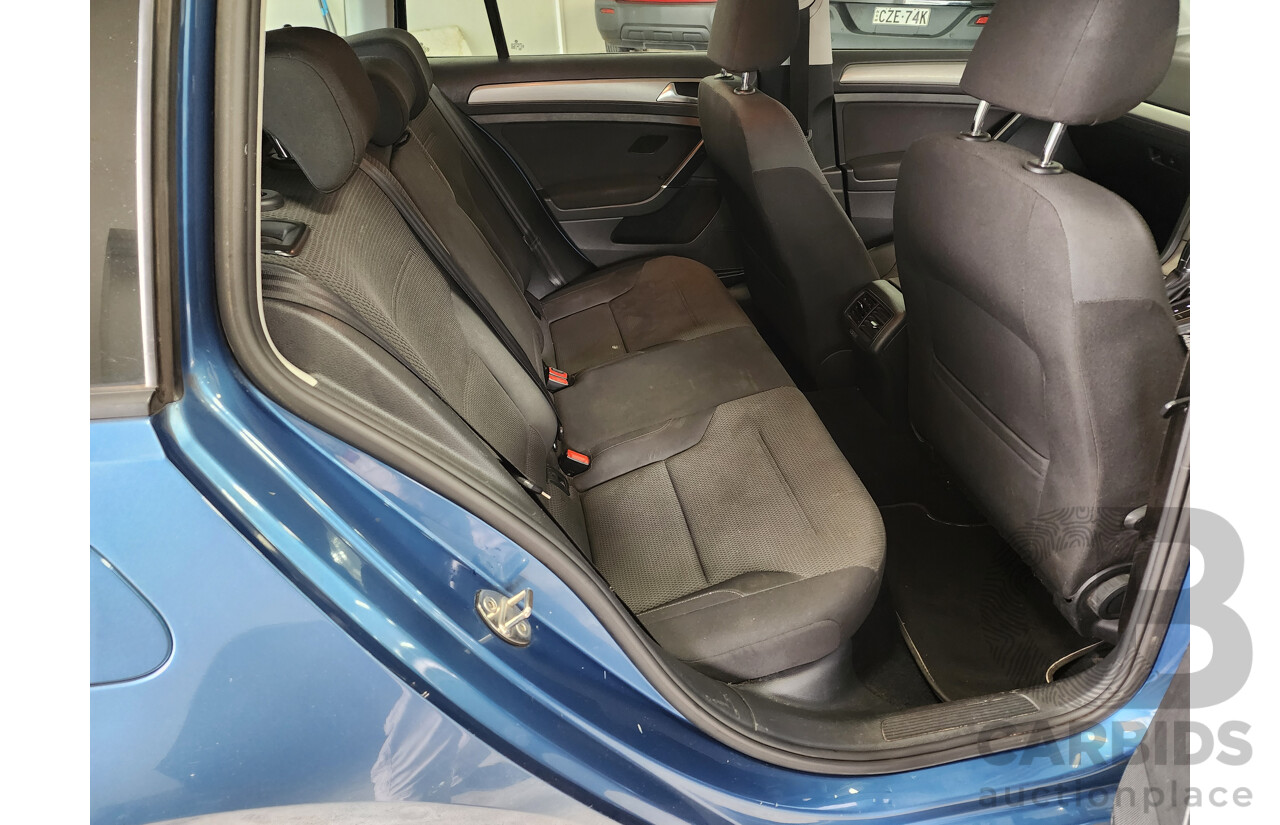 04/2014 Volkswagen Golf 90 TSI Trendline AU 4d Wagon Blue 1.4L