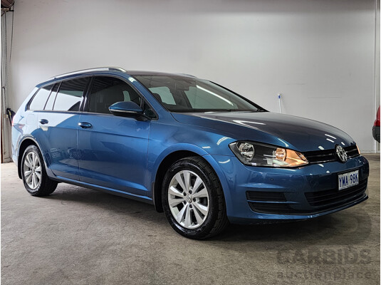 04/2014 Volkswagen Golf 90 TSI Trendline AU 4d Wagon Blue 1.4L