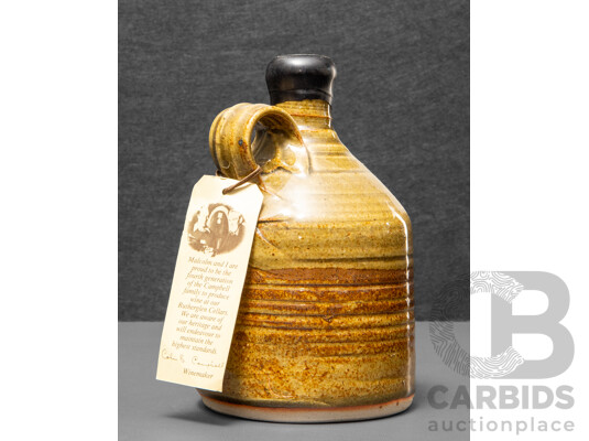 Vintage Campbells Wines Liqueur Port in Ceramic Crock