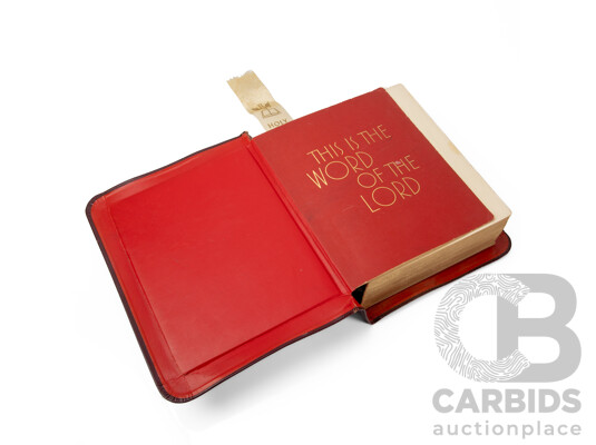 Leather Bound The Holy Family Edition of the Catholic Bible by Virtue & Company Limited, London 1973 Edition