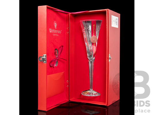 Waterford Crystal the 12 Days of Christmas 'Five Golden Rings' Boxed Champagne Flute