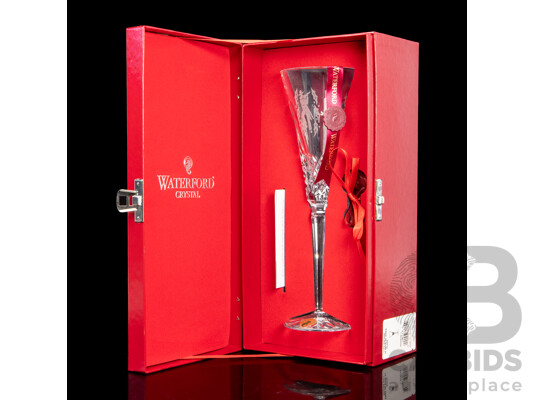 Waterford Crystal the 12 Days of Christmas 'Eleven Pipers Piping' Boxed Champagne Flute (11th Edition)