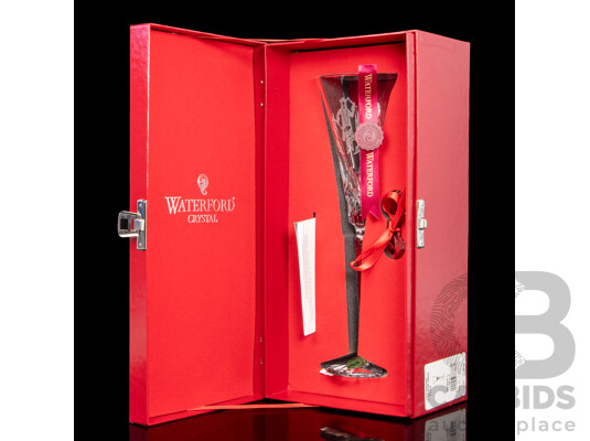 Waterford Crystal the 12 Days of Christmas 'Twelve Drummers Drumming' Boxed Champagne Flute (11th Edition)