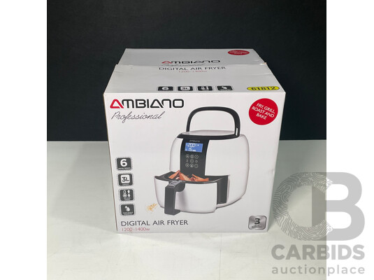 Amiano Professional Digital Air Fryer in Original Box