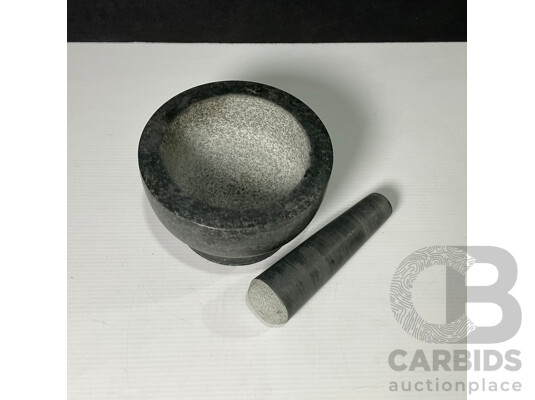 Solid Granite Mortar and Pestle Set