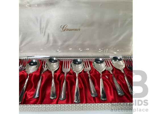 Boxed Grosvenor Epns Cutlery Set