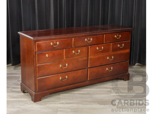 Drexel Madison Cherry Seven Drawer Dresser