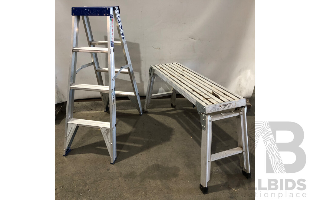Bailey Alumium Ladder and Gorilla Aluminium Platform
