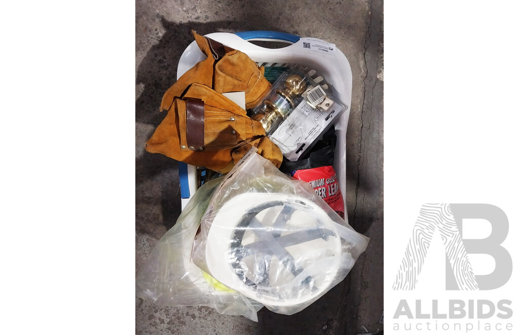 Basket of Assorted Industrial Tools & Equipment