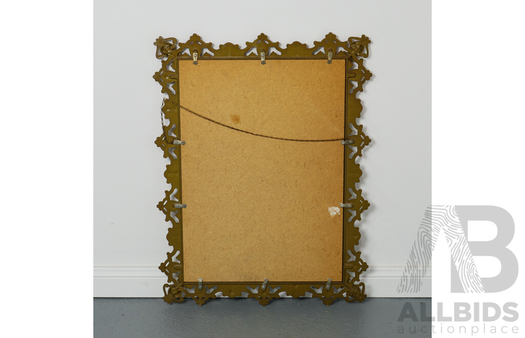 Italian Style Metal Gilt Framed Mirror