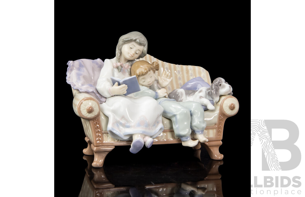 Lladro 'Big Sister' Figurative Group