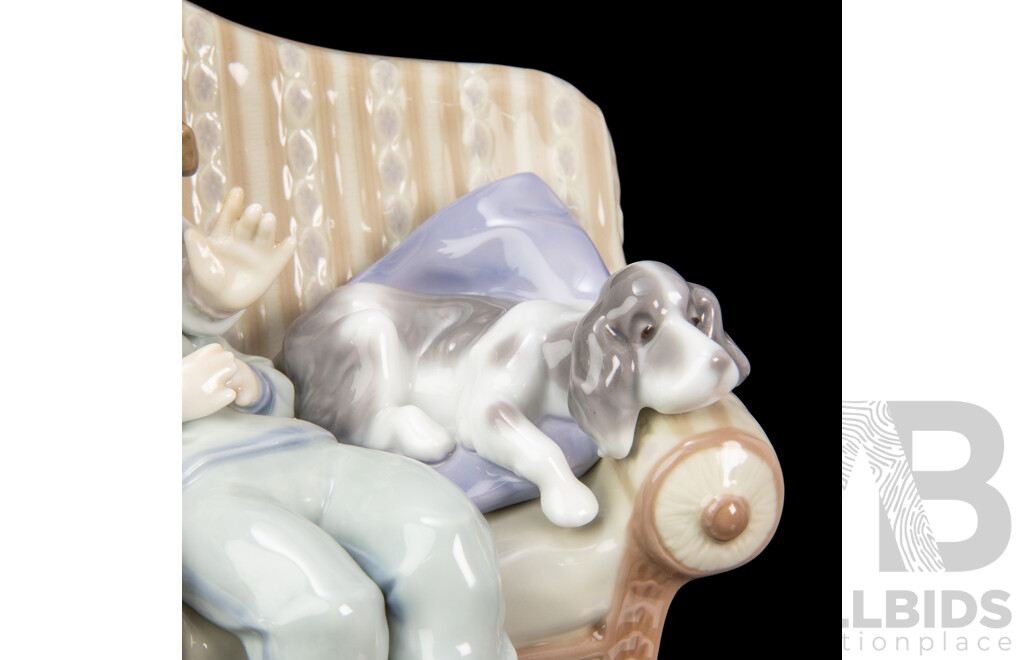 Lladro 'Big Sister' Figurative Group