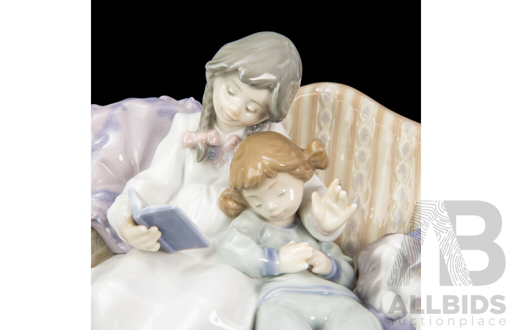 Lladro 'Big Sister' Figurative Group