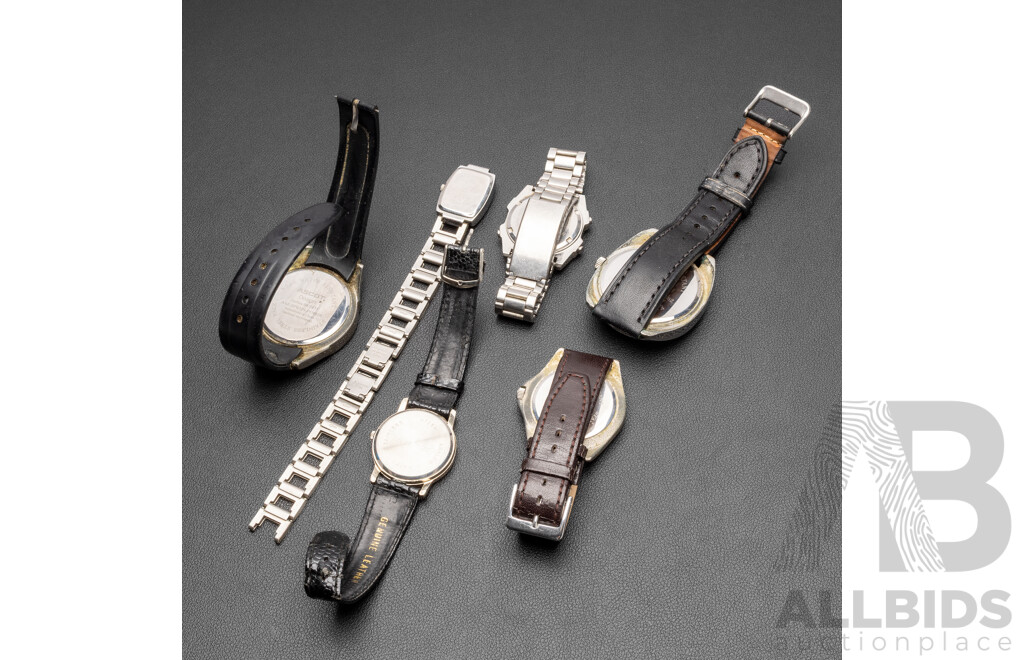 Collection of Watches, Seiko Ascot & Alexander - Lot of 6