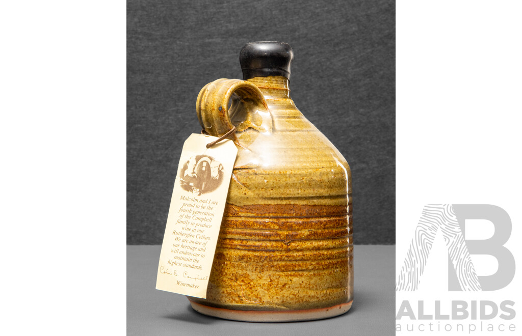 Vintage Campbells Wines Liqueur Port in Ceramic Crock