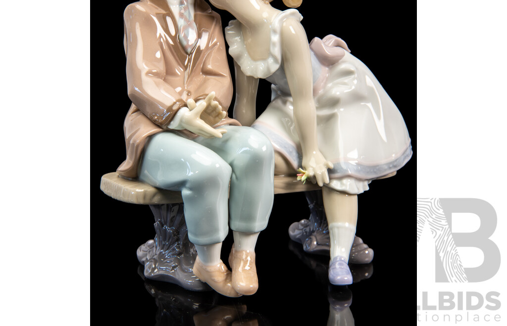 Boxed Lladro 'Ten and Growing' Porcelain Figurative Group