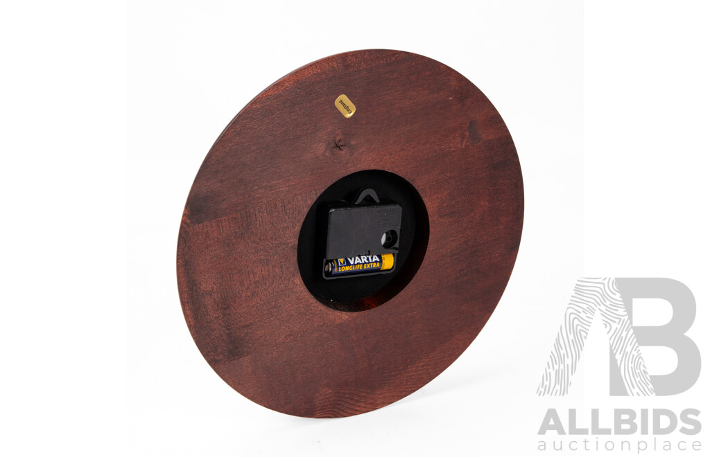 Reproduction Timber Framed Guinness Wall Clock, Made in England
