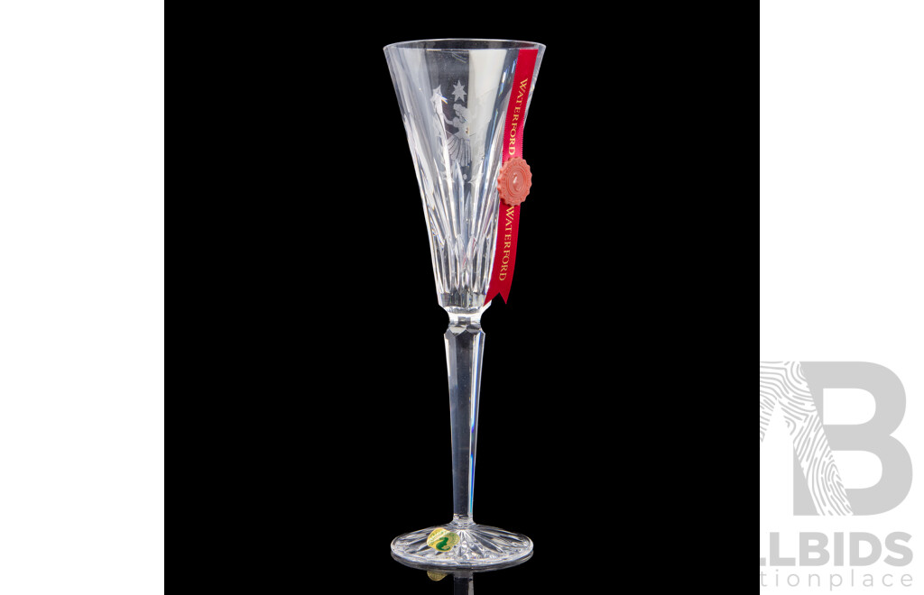 Waterford Crystal the 12 Days of Christmas 'Nine Ladies Dancing' Boxed Champagne Flute