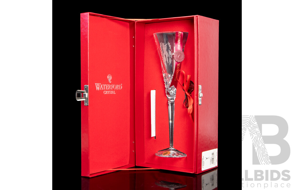 Waterford Crystal the 12 Days of Christmas 'Eleven Pipers Piping' Boxed Champagne Flute (11th Edition)