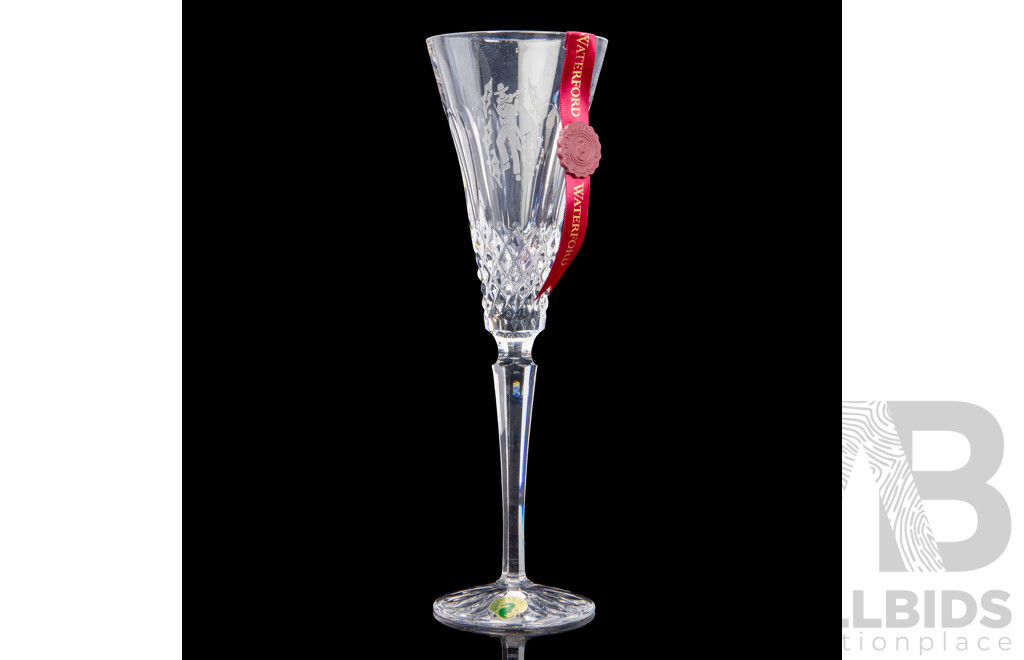 Waterford Crystal the 12 Days of Christmas 'Eleven Pipers Piping' Boxed Champagne Flute (11th Edition)
